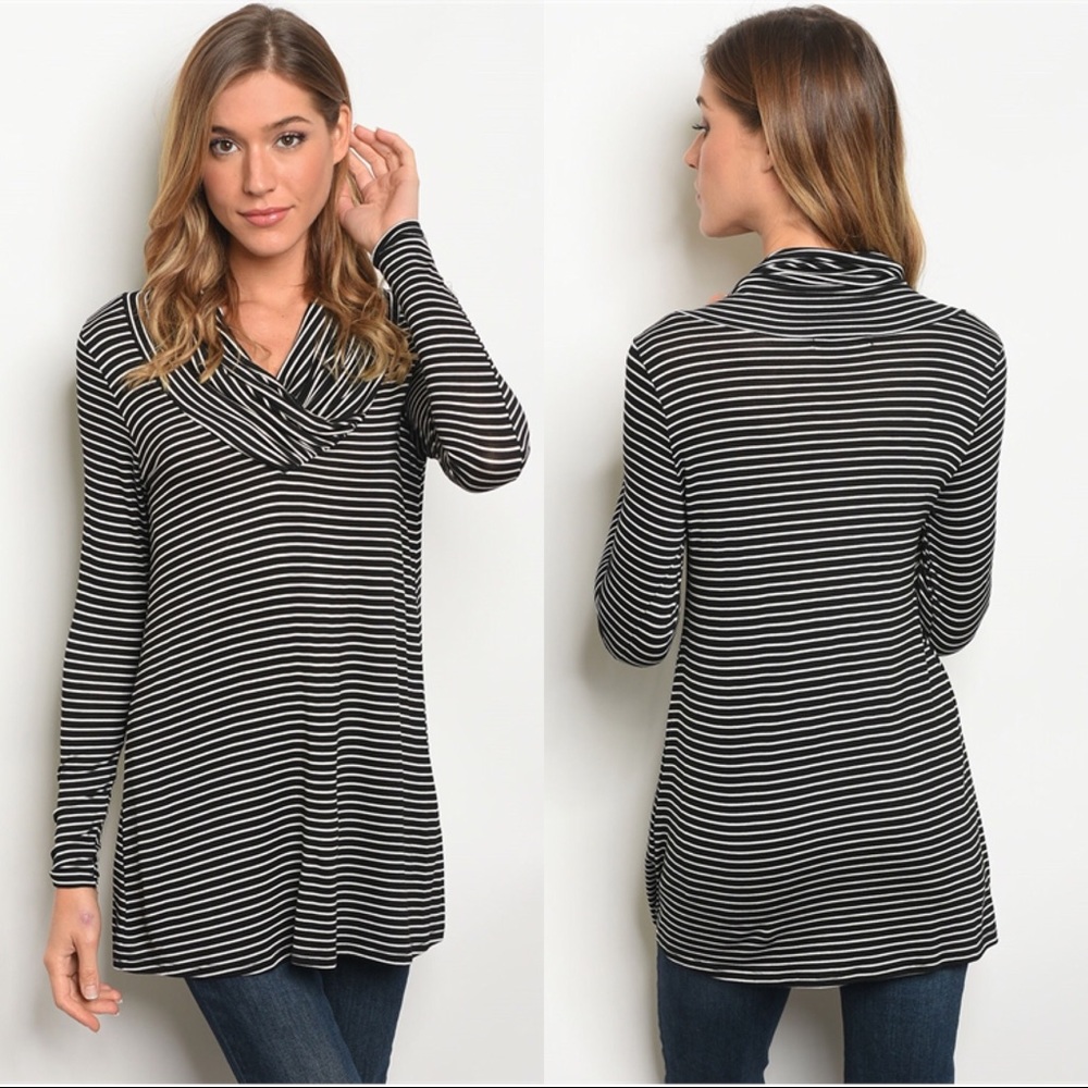 Black Stripes Top